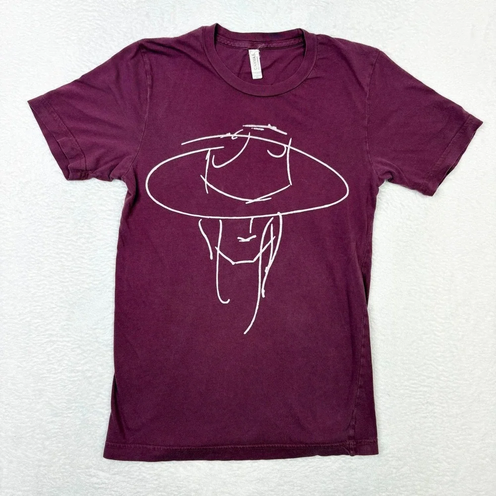 James Bay Chaos and the Calm Concert Tour Graphic T-Shirt Maroon XS Bella Canvas